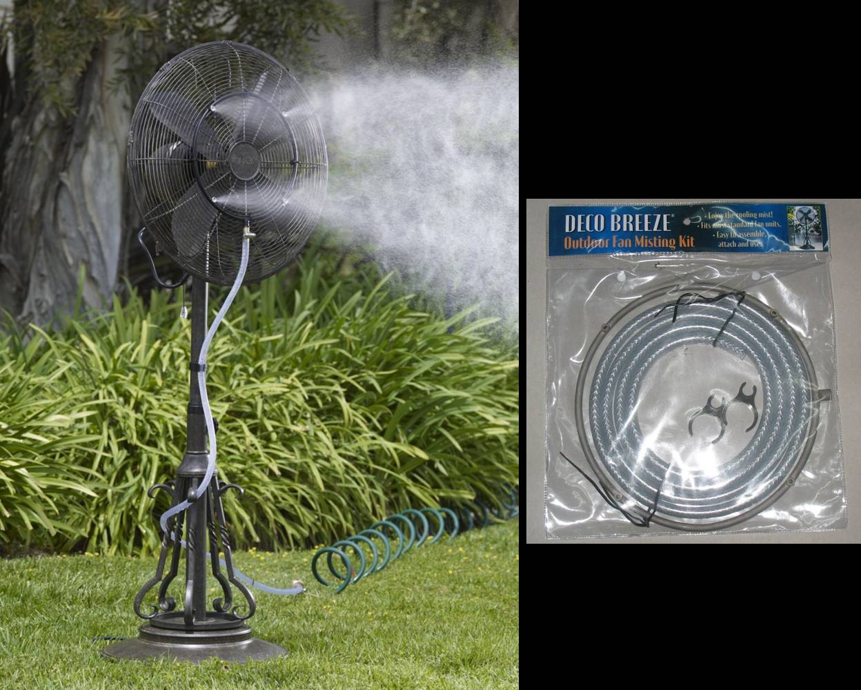 Outdoor Electric Fans by Deco Breeze Outdoor Floor Fans, Outdoor Patio Fans with optional